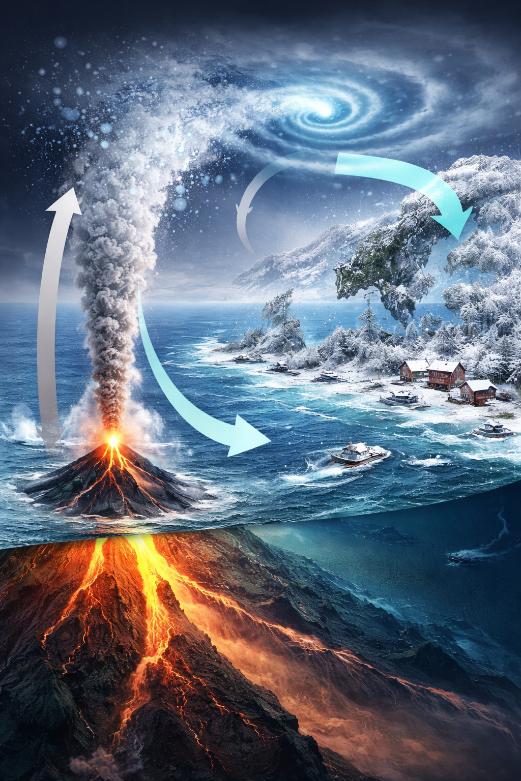 Er den kalde vinteren i 2026 et resultat av et vulkanutbrudd langt unna?