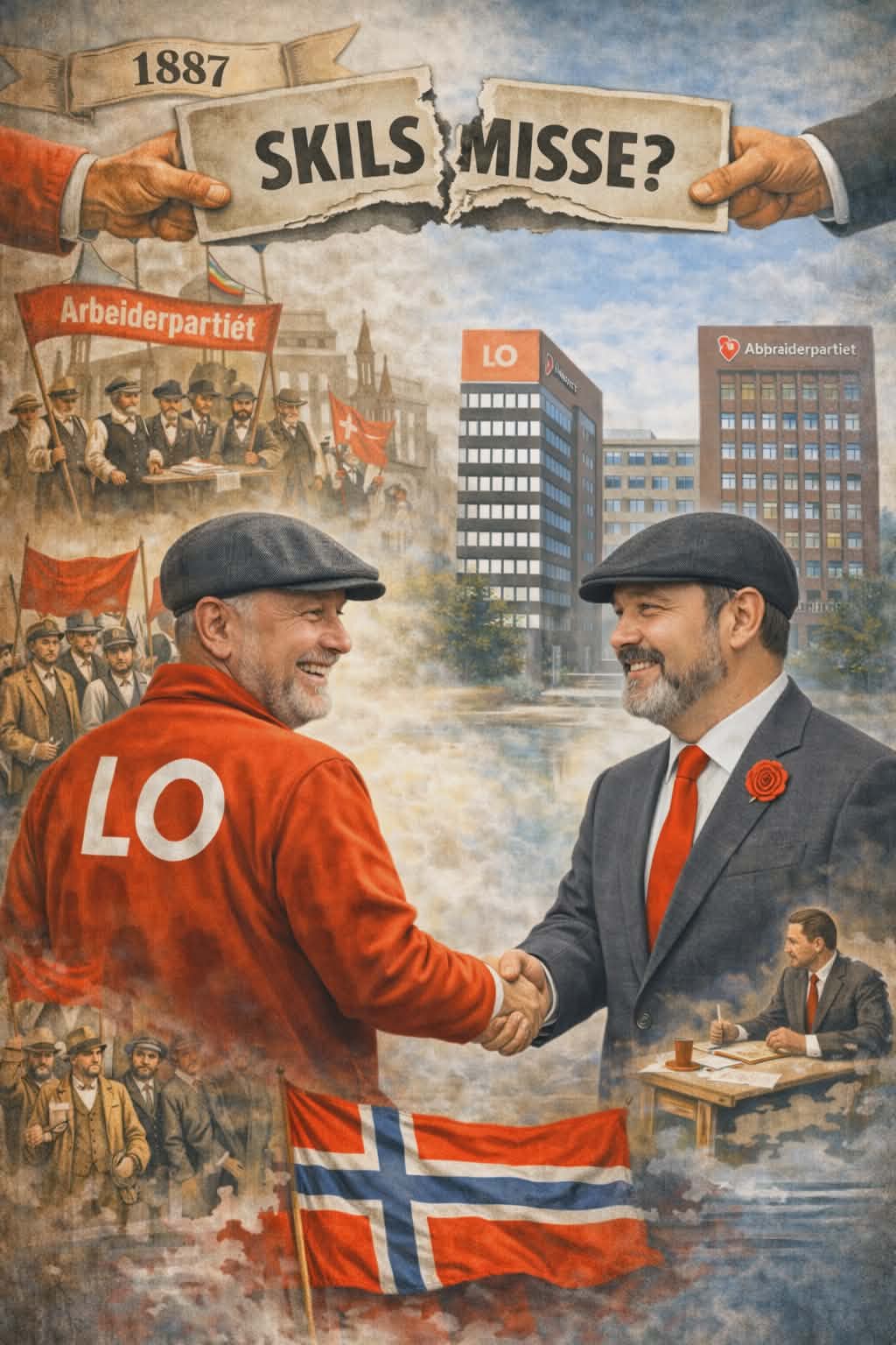 Er kravet om skilsmisse mellom LO og Ap historieløst?