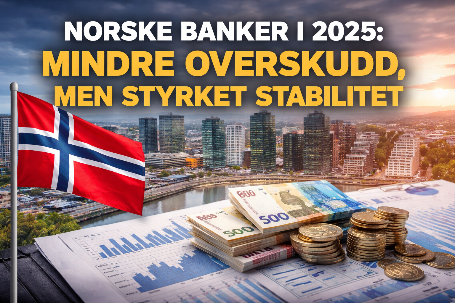Norske Banker i 2025: Mindre Overskudd, Men Styrket Stabilitet