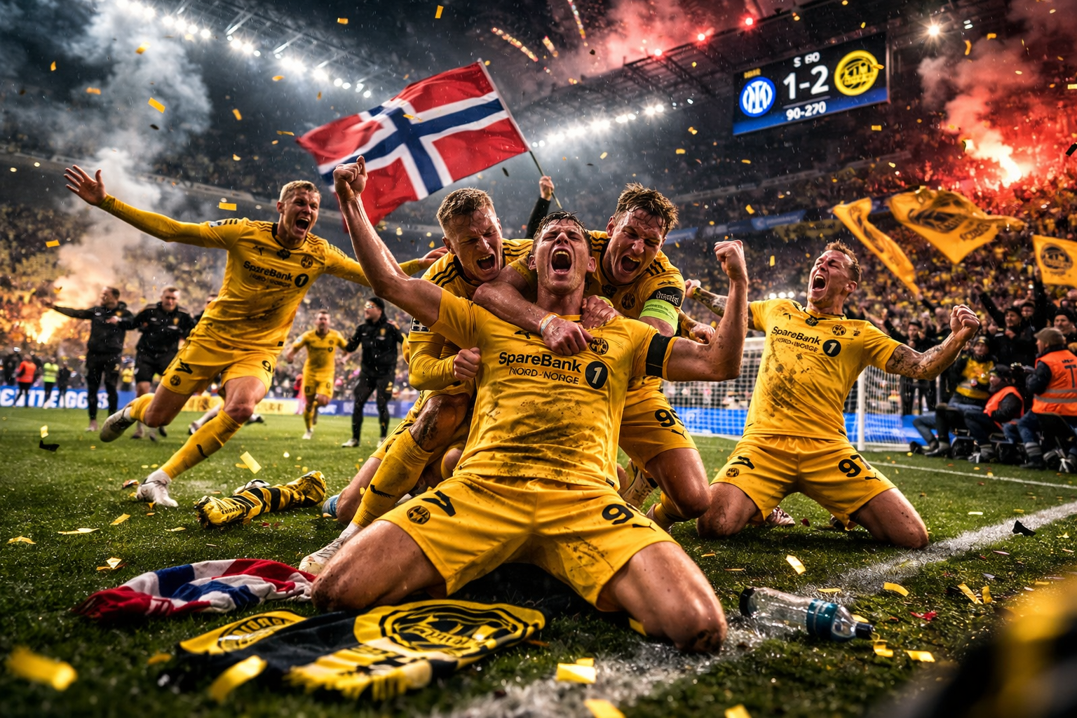 Sensasjon i Milano: Bodø/Glimt slo Inter på San Siro – skrev norsk fotballhistorie