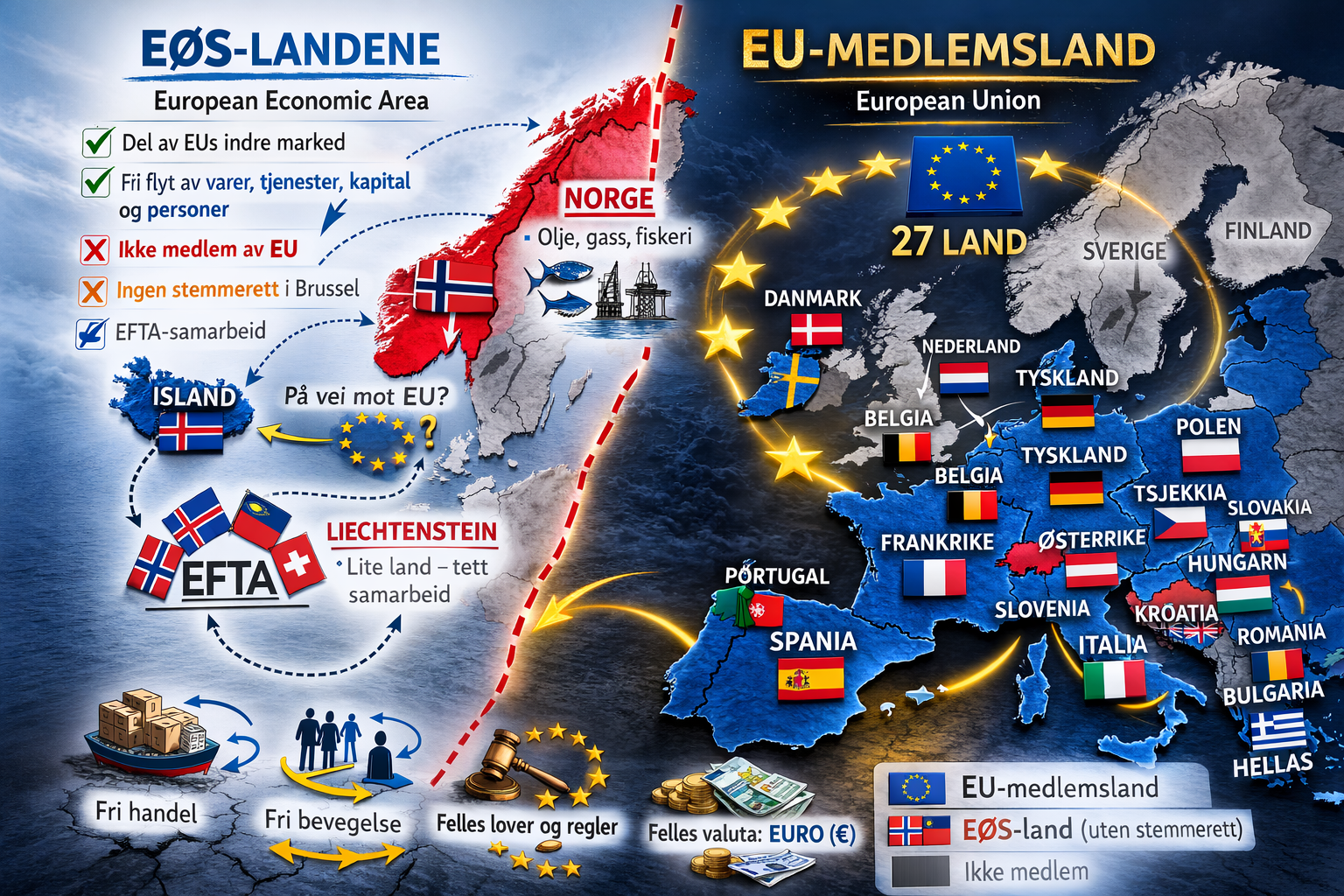 Island varsler EU-avstemning: Kan endre maktbalansen i Norden — og presse Norge inn i ny EØS-debatt