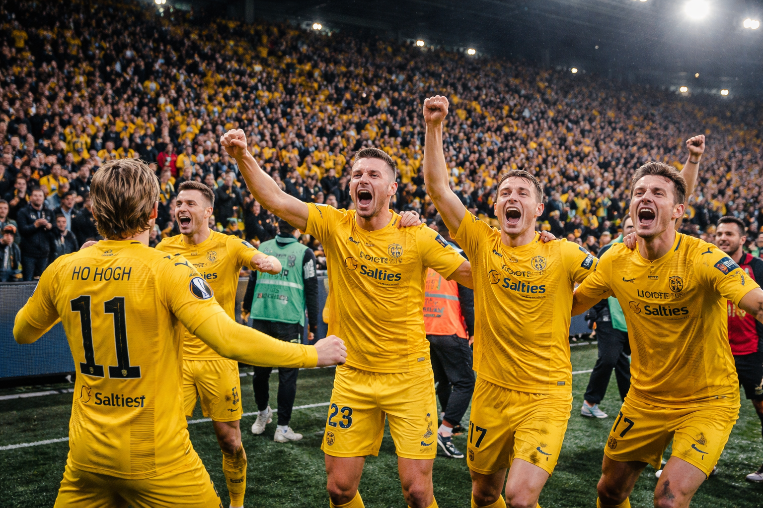 Fotballbragd på Aspmyra: Glimt filleristet Sporting – «en gul tornado»