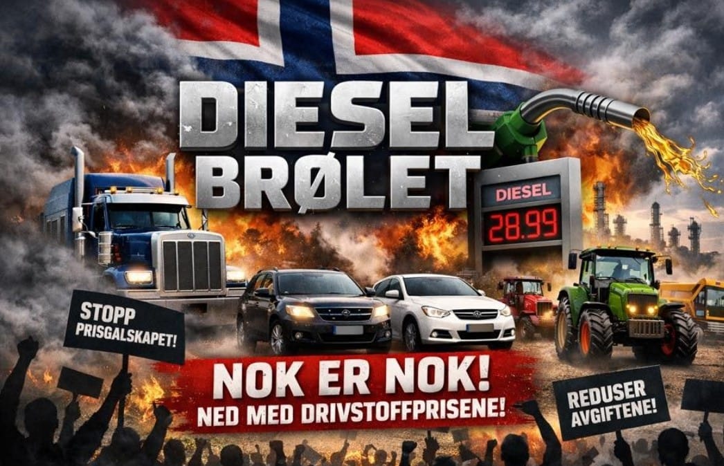 DIESELBRØLET, når dieselmotorene stanser, stopper Norge
