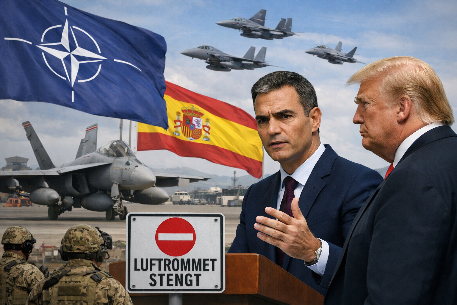 Spania stenger luftrommet for Iran-operasjon – skaper ny splittelse i NATO