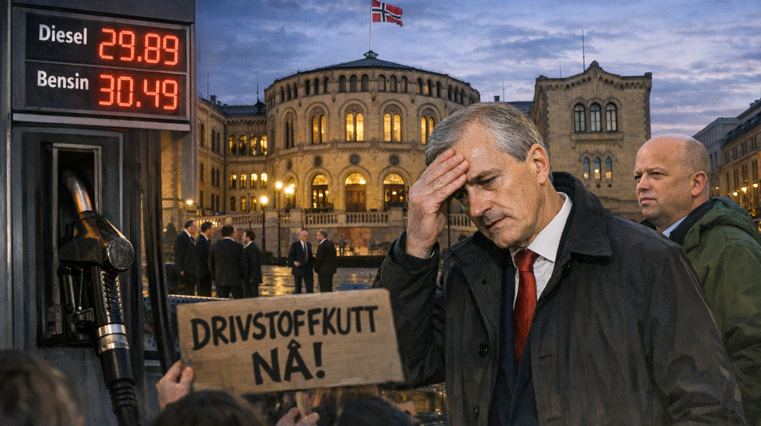 Stortinget tvinger frem drivstoffkutt – AP utsetter til mai