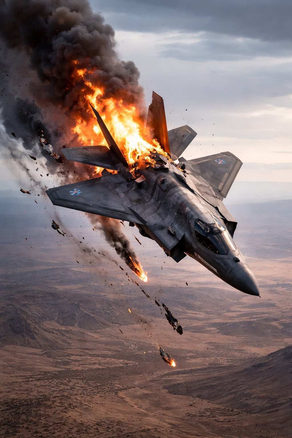 Amerikansk jagerfly skutt ned over Iran – leteaksjon etter piloter